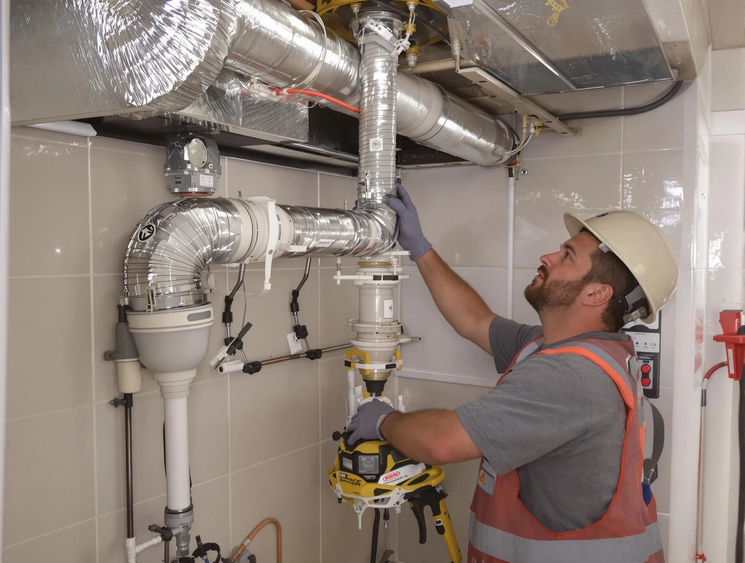 Lexington Dryer Vent Cleaning expert performing professional dryer vent repair and installation in Lexington
