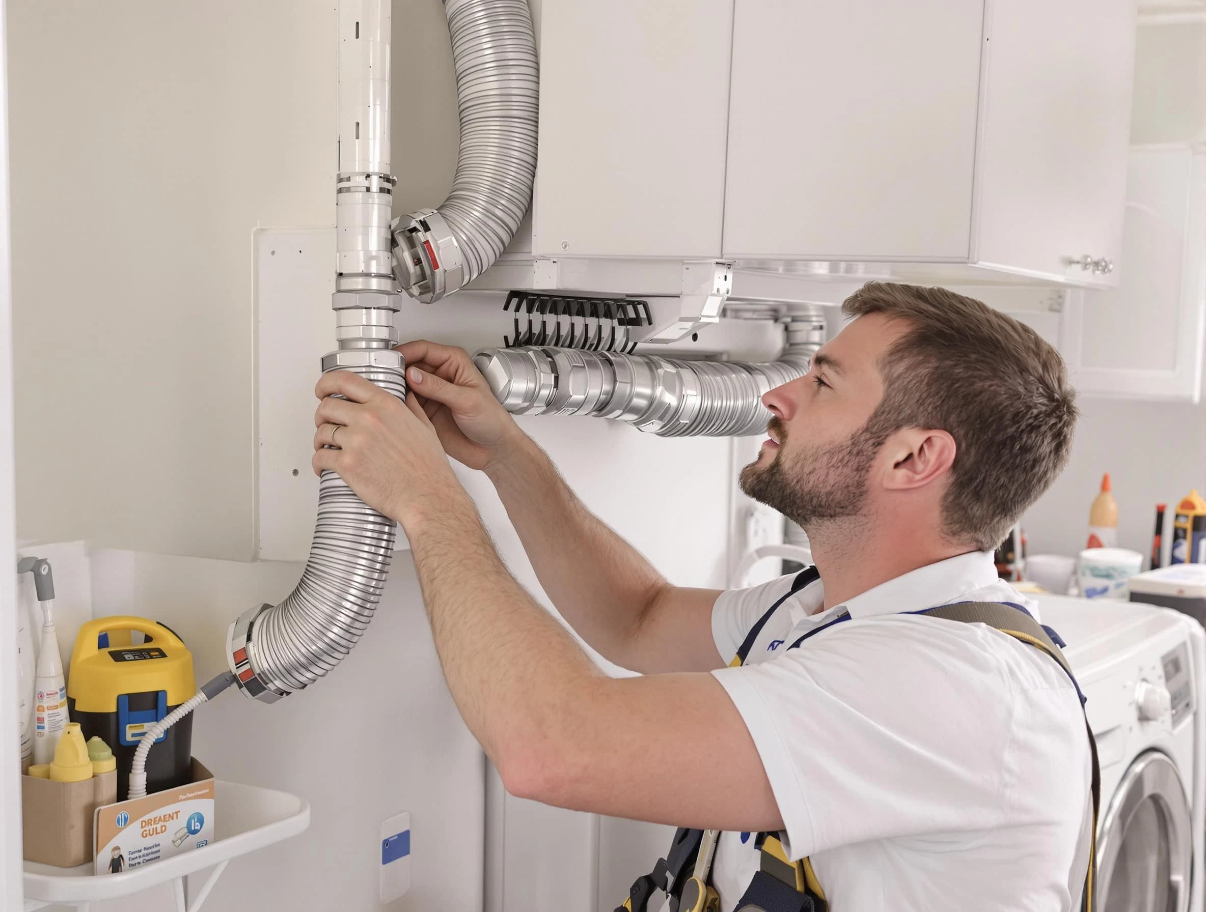 Professional dryer vent repair and installation by Lexington Dryer Vent Cleaning in Lexington