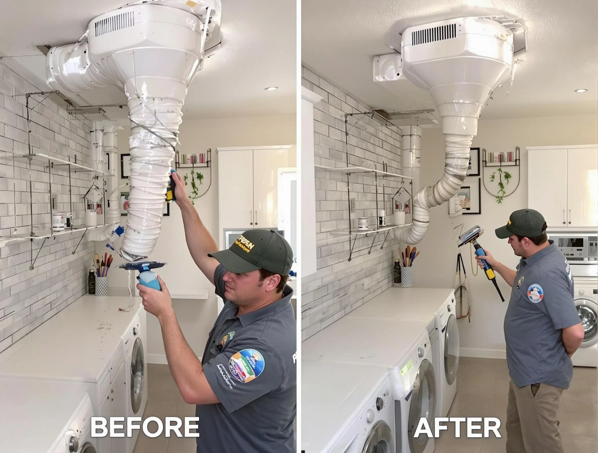Professional dryer exhaust vent cleaning by Lexington Dryer Vent Cleaning in Lexington