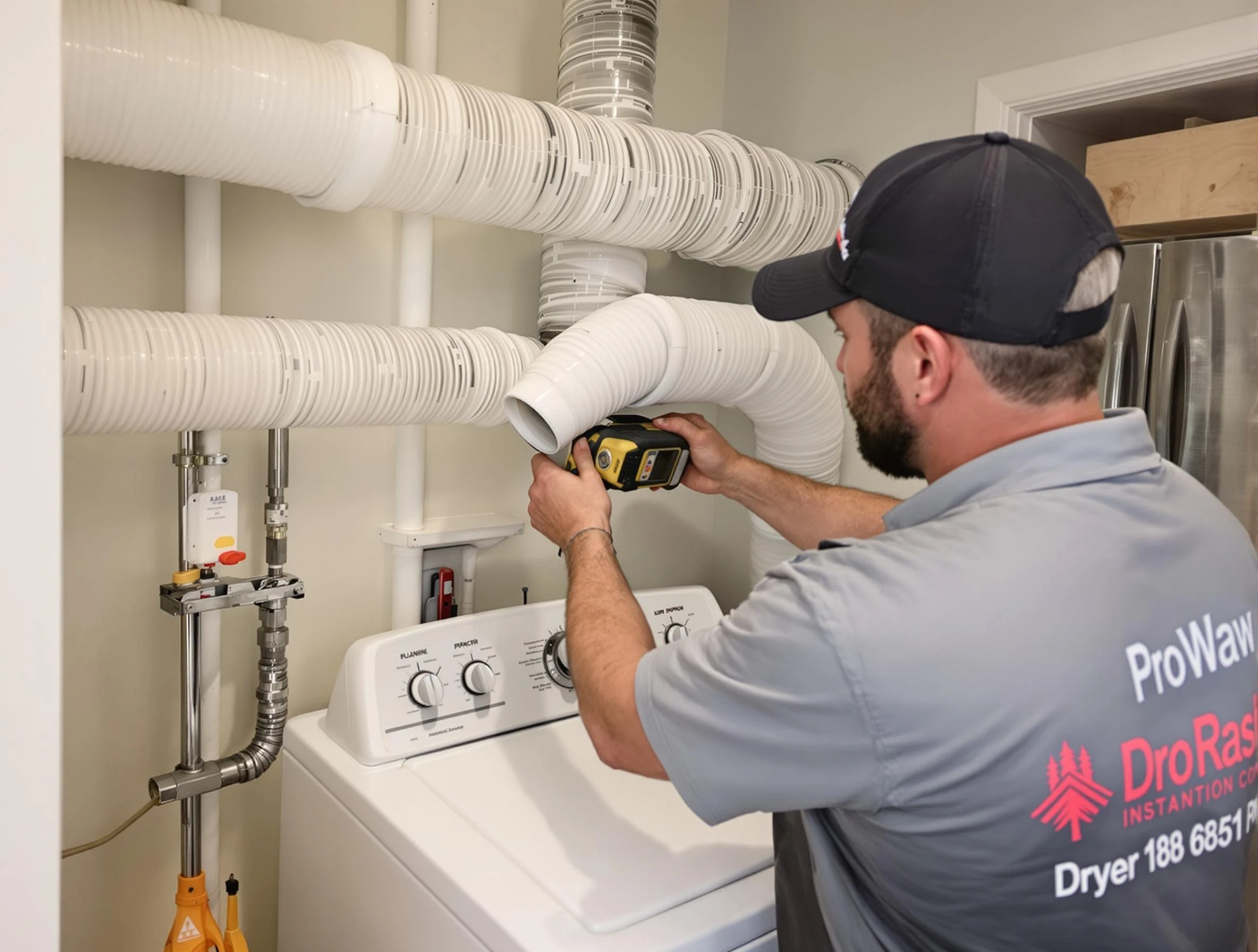 Professional dryer vent hose installation by Lexington Dryer Vent Cleaning in Lexington